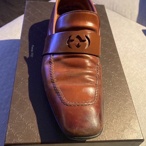 Brown Gucci shoes main image 4